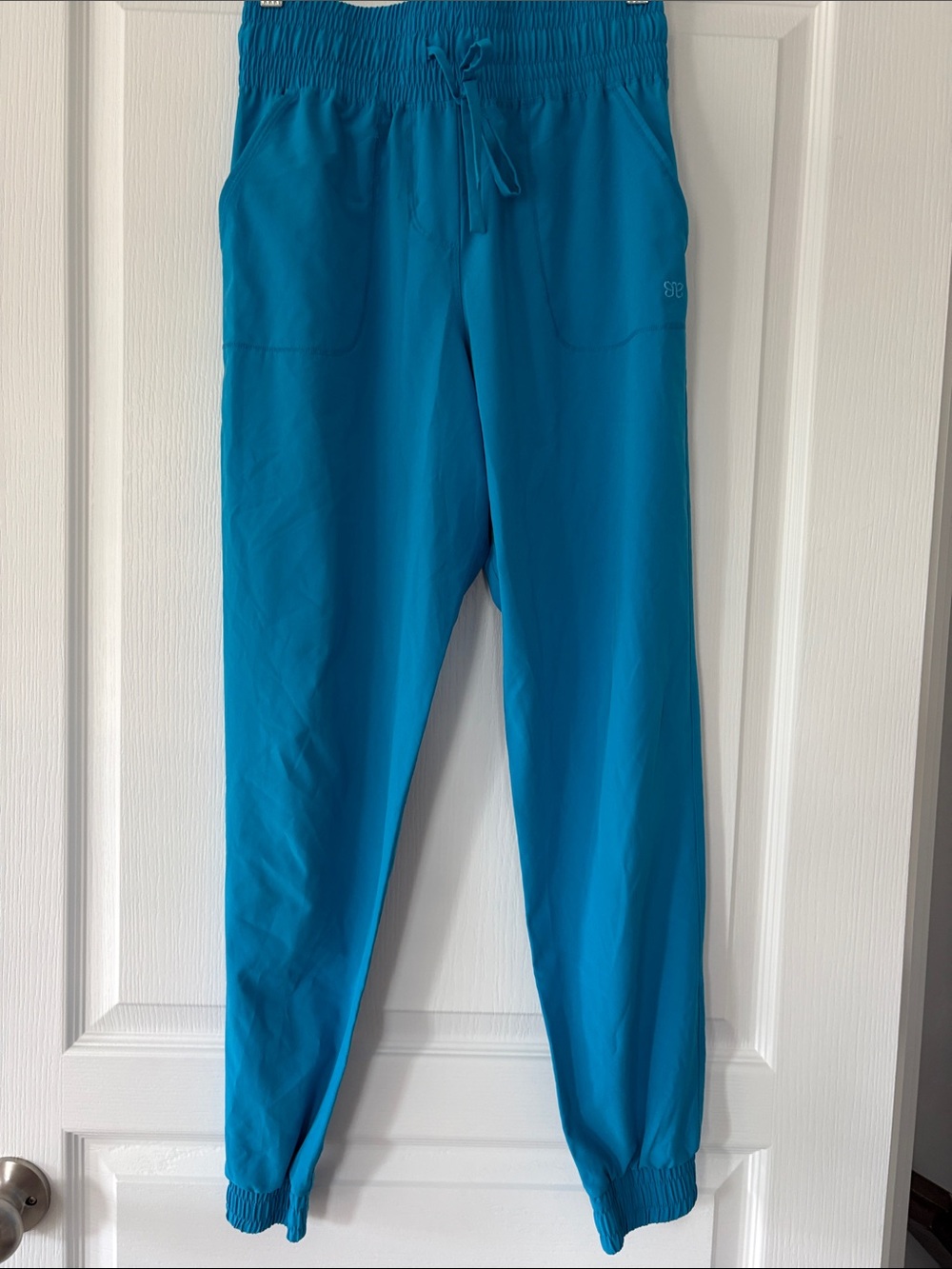 Albion Bright Teal Drawstring Joggers